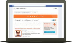 Facebook tab for job search