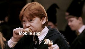 SaaS mobile application