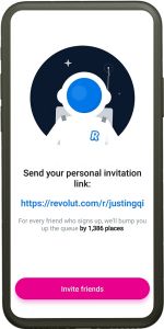 Revolut app referral program