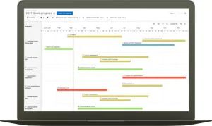 Tracking goals and initiatives