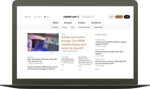 Capital.com news feed feature