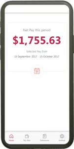 Payroll app functionality